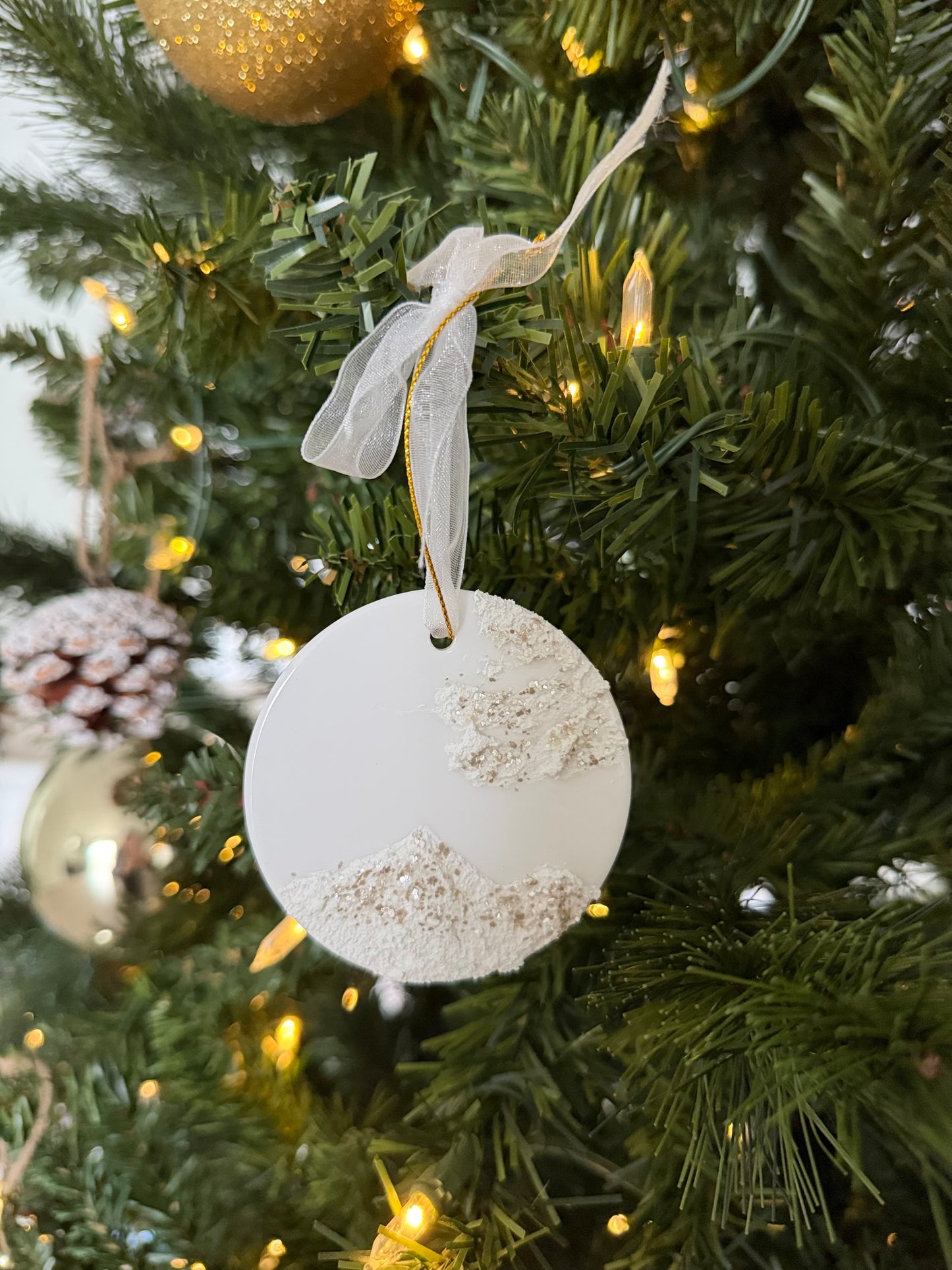 Mountain Christmas Ornament