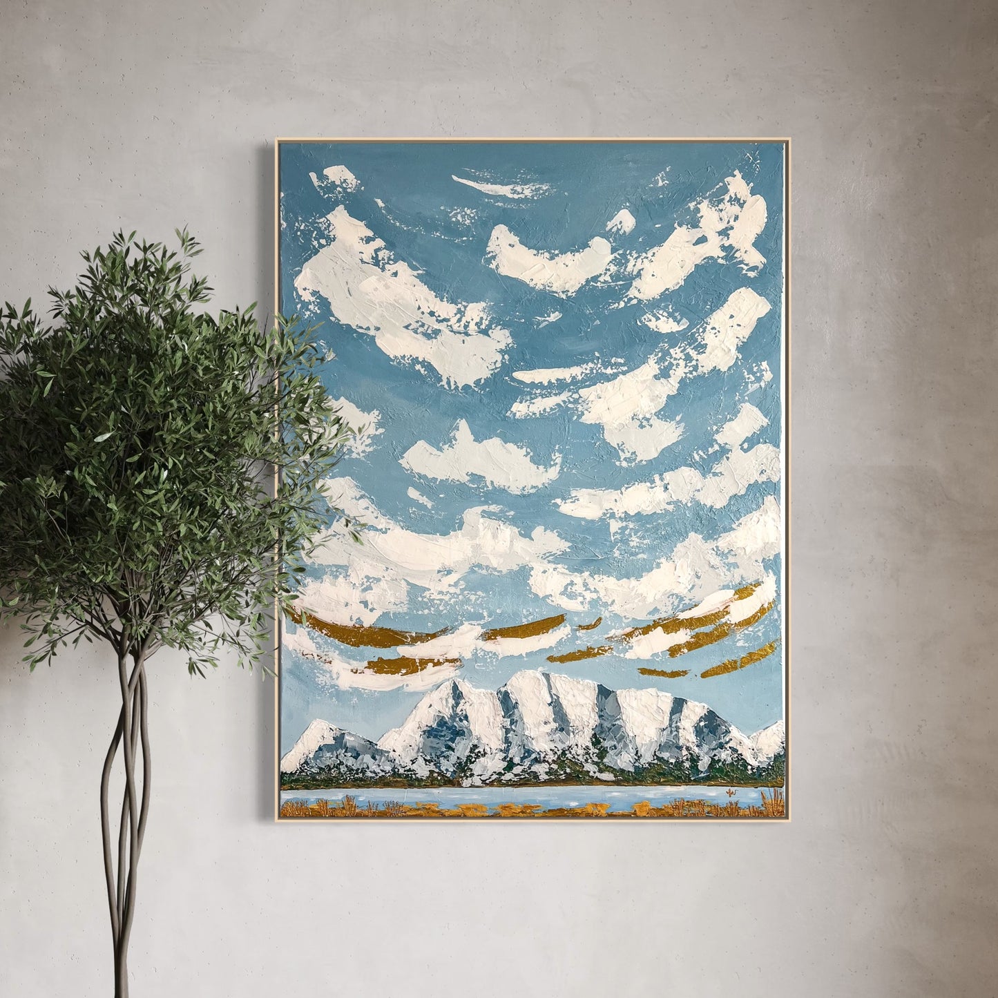 Timpanogos Mountain, Sky - 36”x48” (91cm x 122cm)