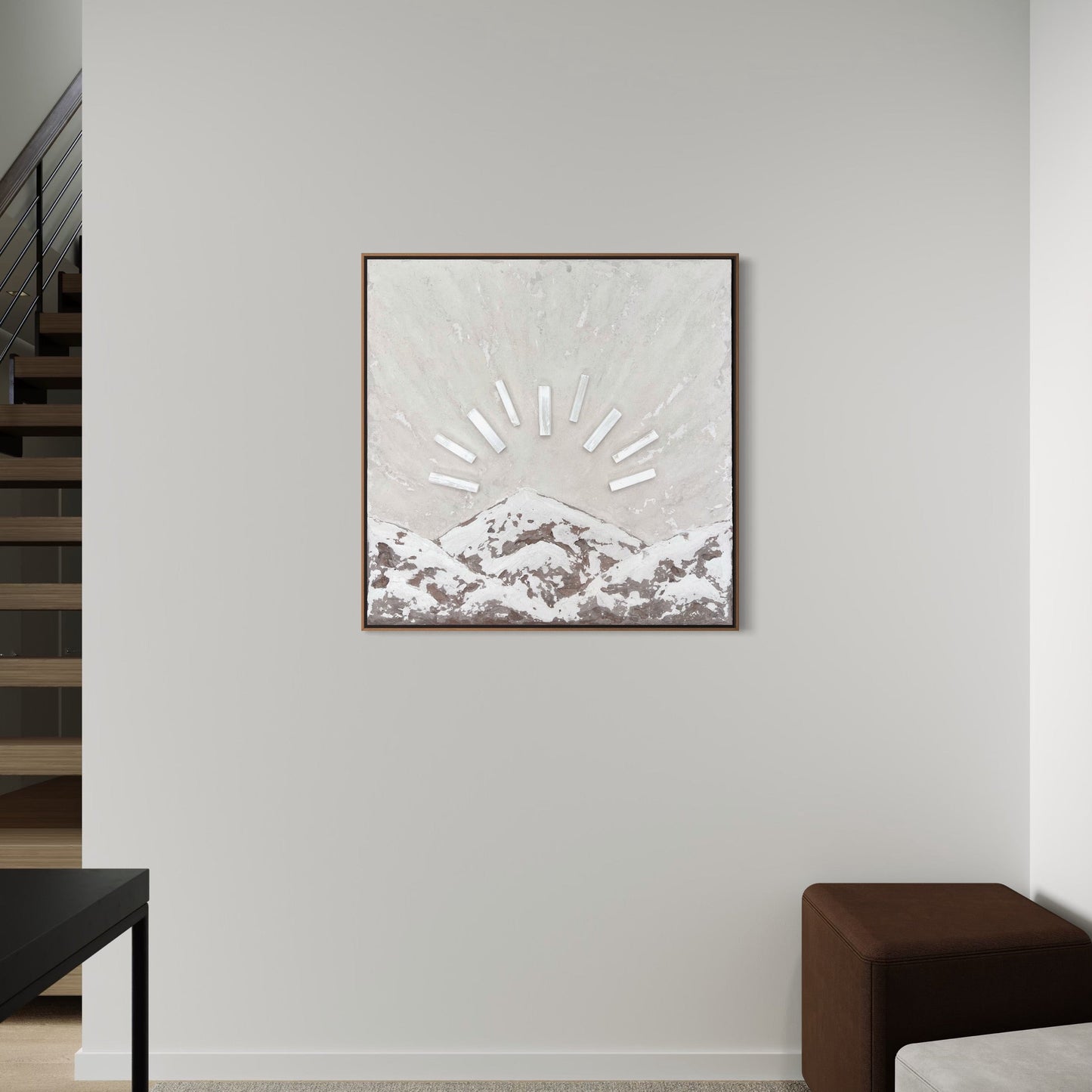 Alignment & Mt. Timpanogos, n.02 -  25” x 25” (64cm x 64cm)