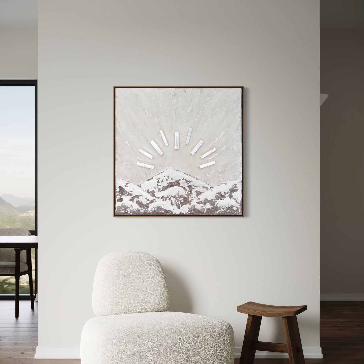 Alignment & Mt. Timpanogos, n.02 -  25” x 25” (64cm x 64cm)