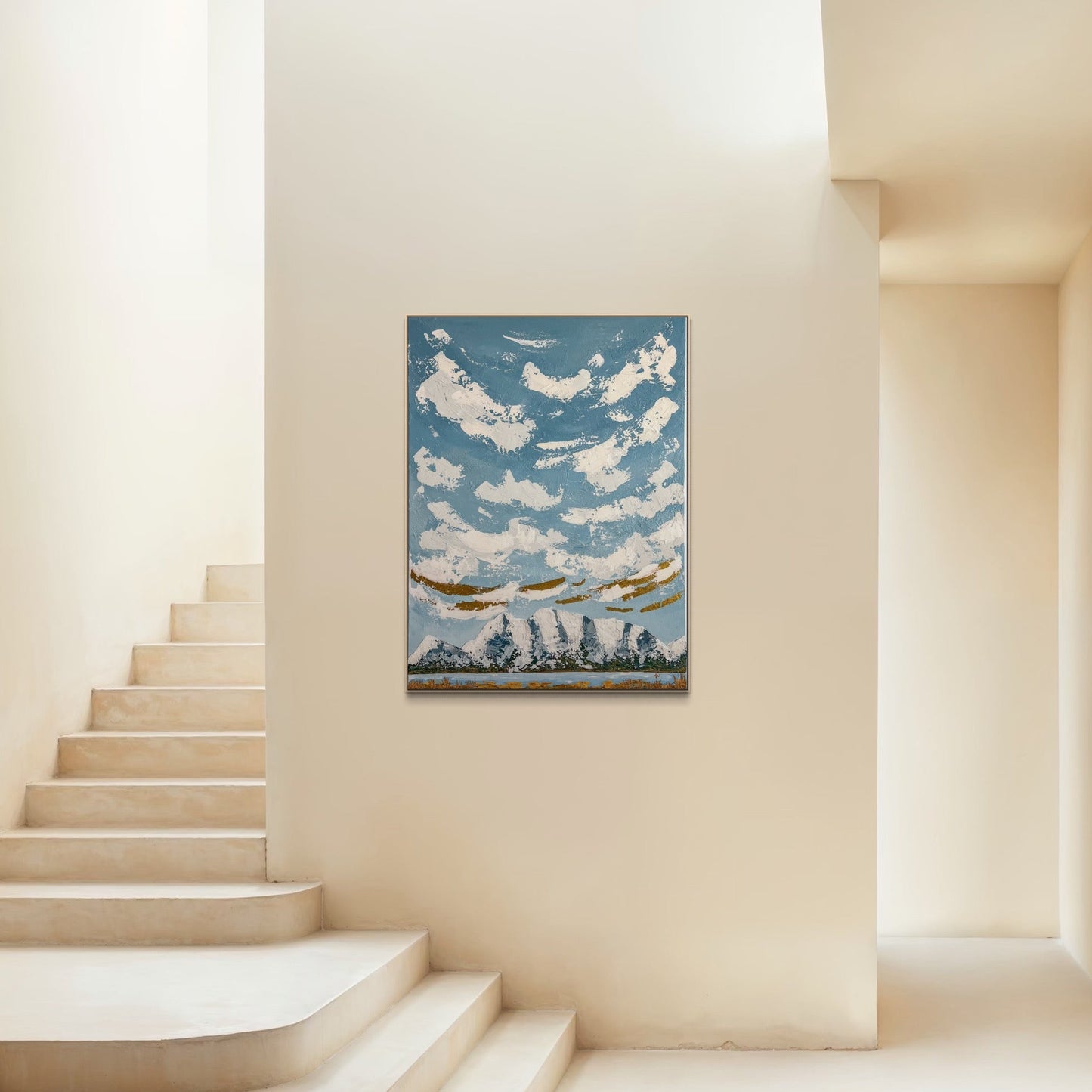 Timpanogos Mountain, Sky - 36”x48” (91cm x 122cm)