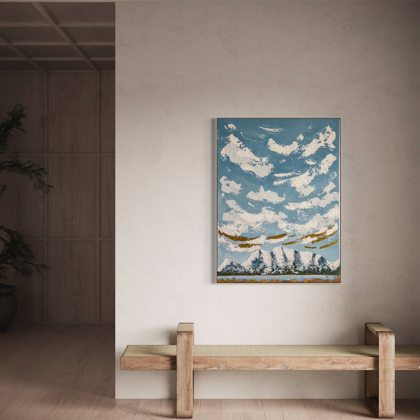 Timpanogos Mountain, Sky - 36”x48” (91cm x 122cm)