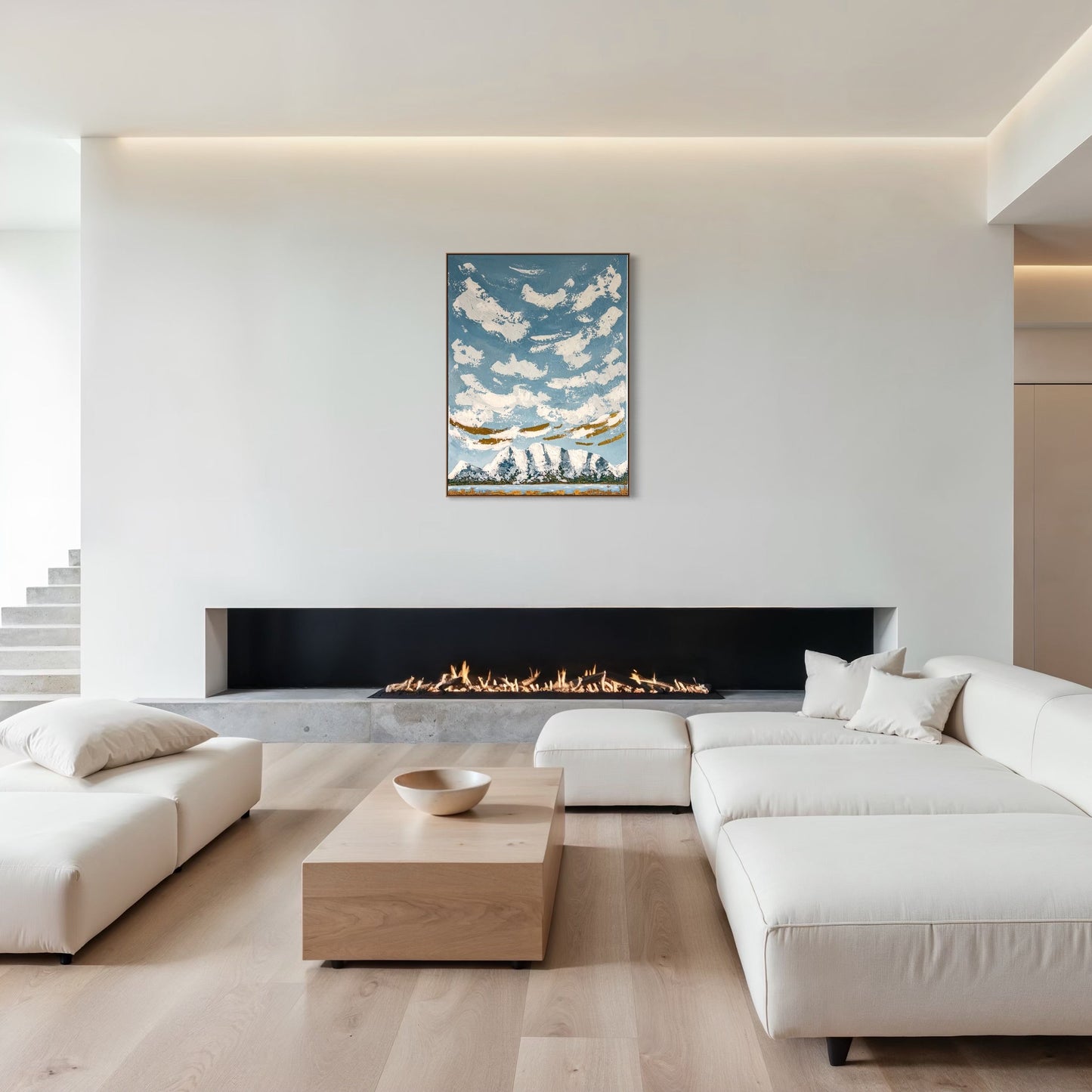 Timpanogos Mountain, Sky - 36”x48” (91cm x 122cm)