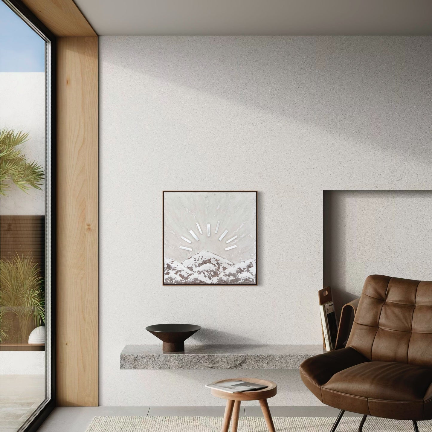 Alignment & Mt. Timpanogos, n.02 -  25” x 25” (64cm x 64cm)