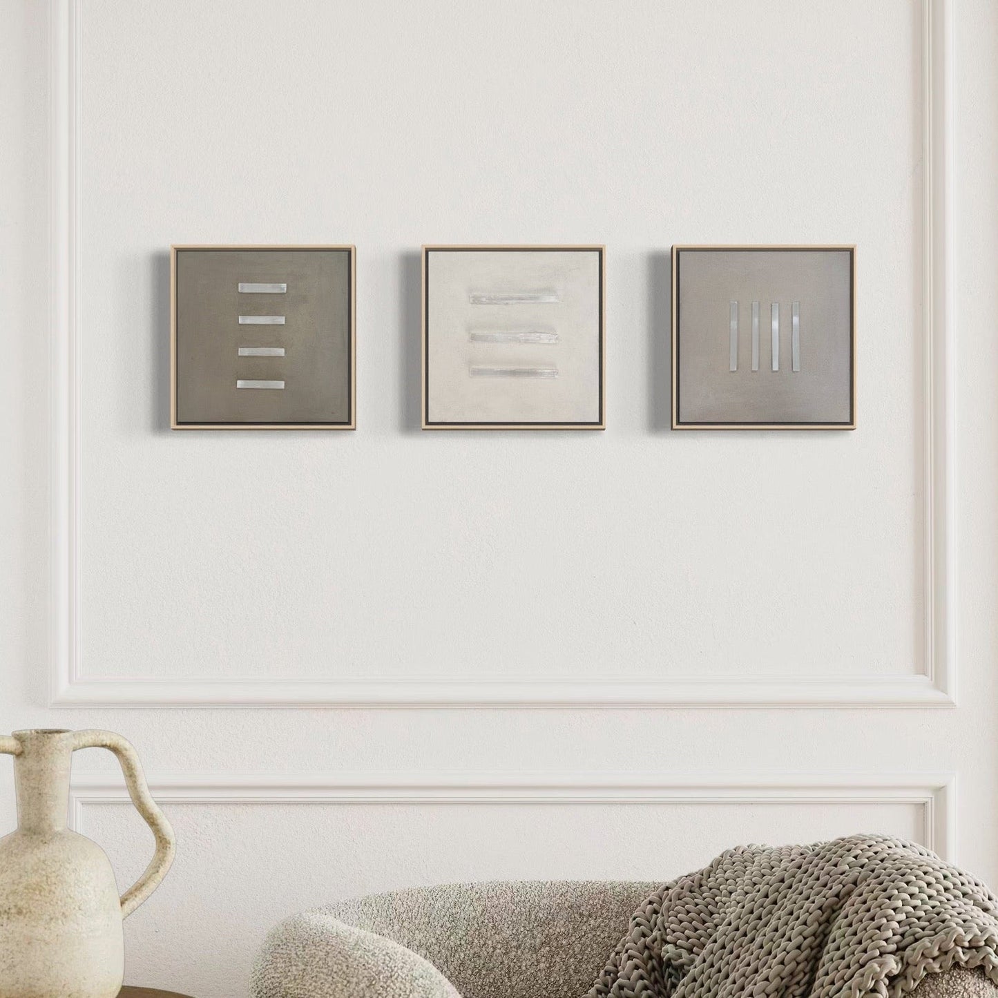 Alignment n.05, n.07, n.09 - 10” x 10” (25cm x 25cm)