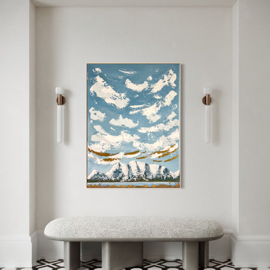 Timpanogos Mountain, Sky - 36”x48” (91cm x 122cm)