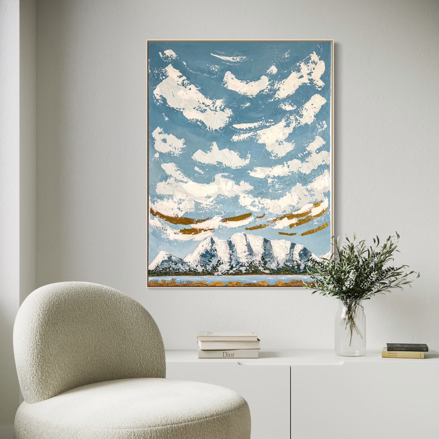 Timpanogos Mountain, Sky - 36”x48” (91cm x 122cm)