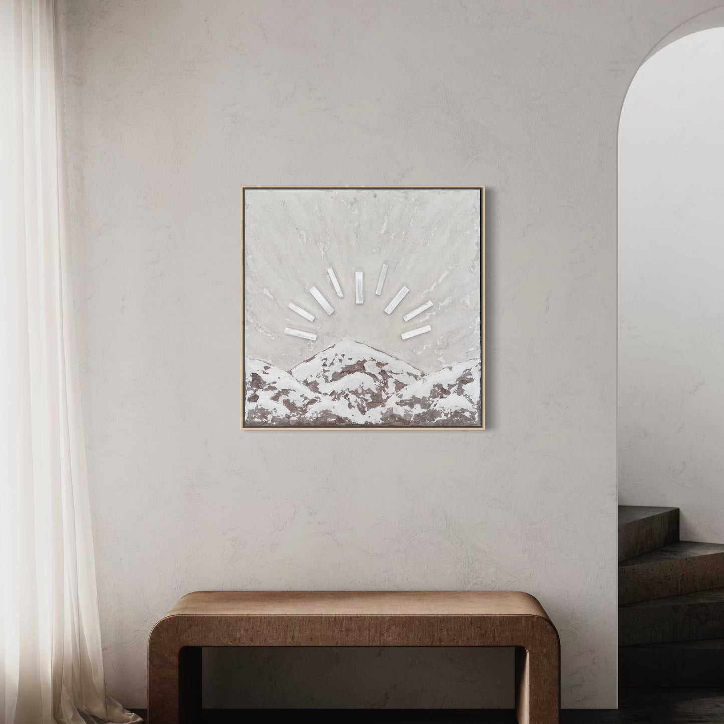 Alignment & Mt. Timpanogos, n.02 -  25” x 25” (64cm x 64cm)