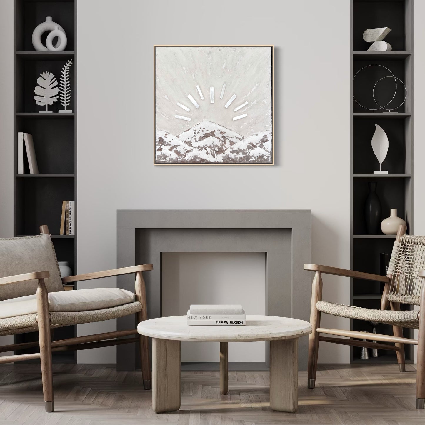 Alignment & Mt. Timpanogos, n.02 -  25” x 25” (64cm x 64cm)