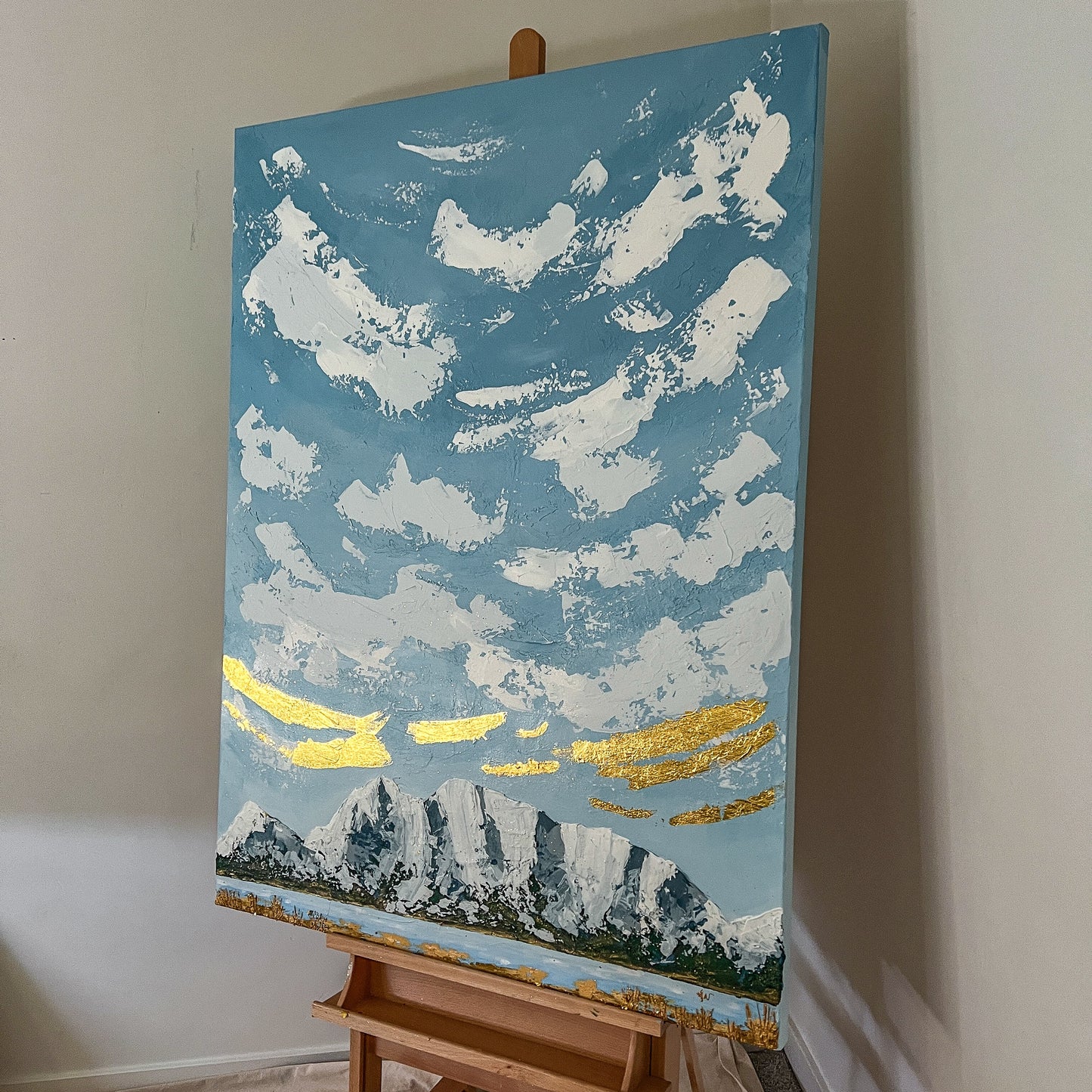 Timpanogos Mountain, Sky - 36”x48” (91cm x 122cm)